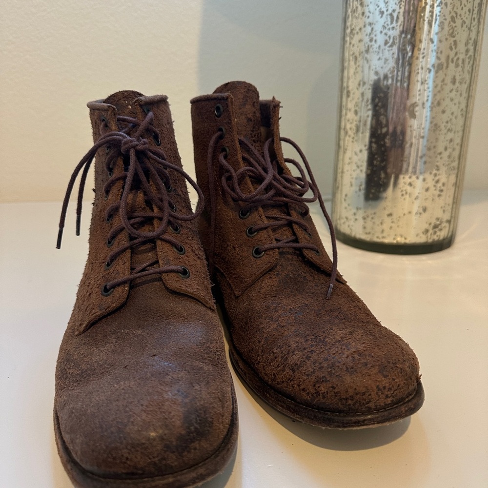 Men's Brown Frye Tyler Lace-Up Boots